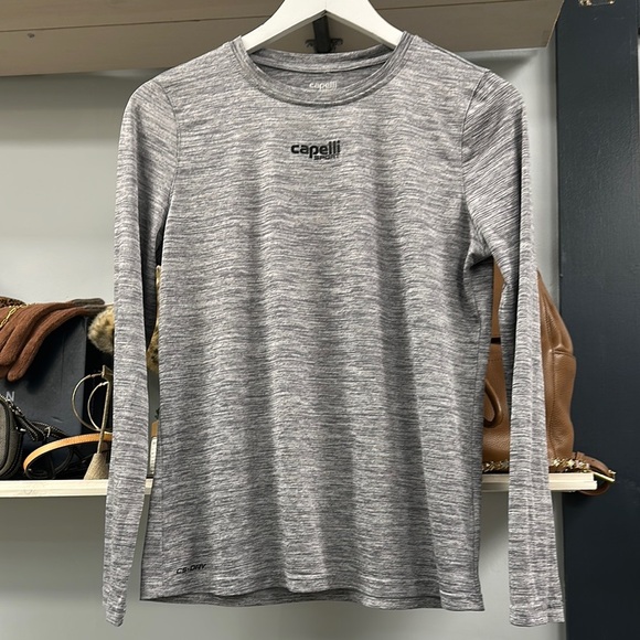 Capelli Grey Long Sleeve Shirt Size Medium - Picture 1 of 5